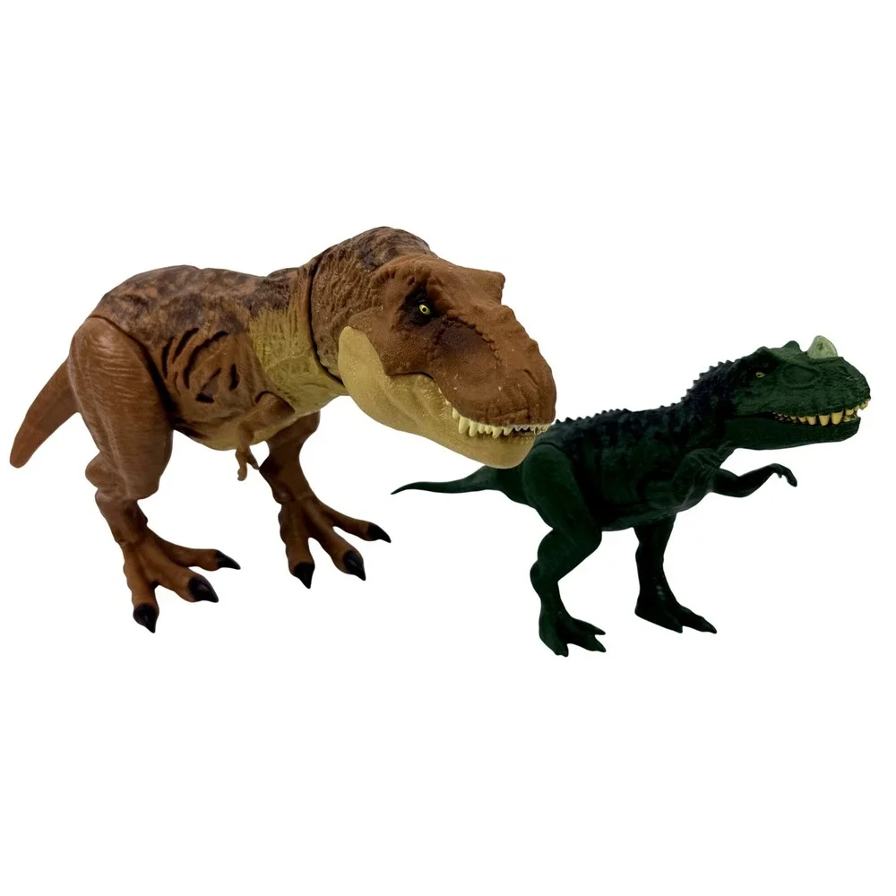 Jurassic World T-Rex and Ceratosaurus Dinosaur Action Figure Lot of 2 - BE
